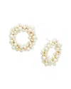 Carolina Herrera Cz Cluster Donut Earrings