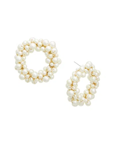 CAROLINA HERRERA CAROLINA HERRERA CZ CLUSTER DONUT EARRINGS
