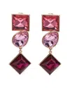 Carolina Herrera Riviera Crystal Drop Earrings In Multi