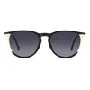 Carolina Herrera Dark Grey Shaded Oval Ladies Sunglasses Her 0184/s 080s/9o 54