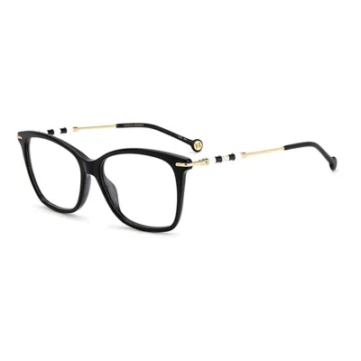 Carolina Herrera Demo Butterfly Ladies Eyeglasses Ch 0042 0807 54 In Black
