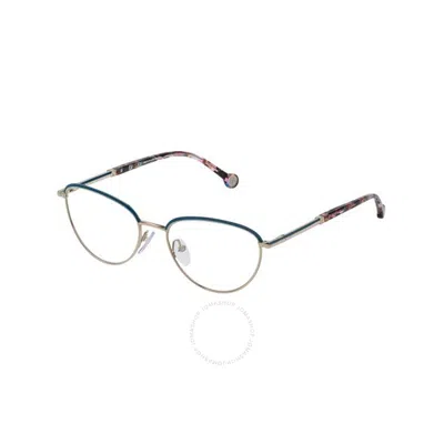 Carolina Herrera Demo Butterfly Ladies Eyeglasses Vhe169 0492 53 In Black