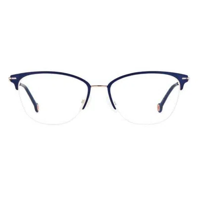 Carolina Herrera Demo Cat Eye Ladies Eyeglasses Ch 0038 0lks 54 In Blue