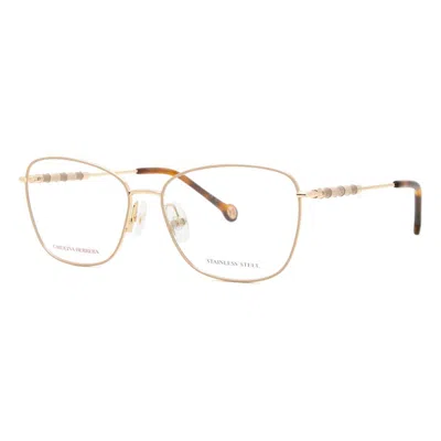 Carolina Herrera Demo Cat Eye Ladies Eyeglasses Ch 0039 0bku 55 In Gold