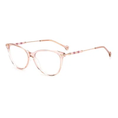 Carolina Herrera Demo Cat Eye Ladies Eyeglasses Ch 0043 0fwm 53 In Pink