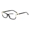 Carolina Herrera Demo Cat Eye Ladies Eyeglasses Her 0114 09ht 54 In Black