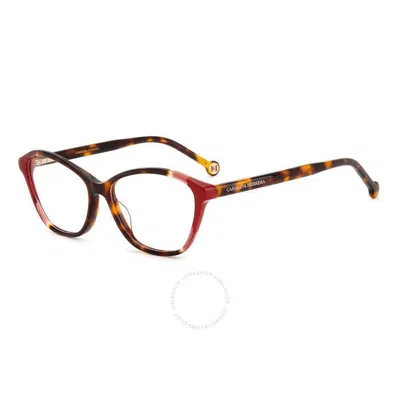 Carolina Herrera Demo Cat Eye Ladies Eyeglasses Her 0122 0o63 55 In Multi