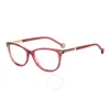 Carolina Herrera Demo Cat Eye Ladies Eyeglasses Her 0163 0g31