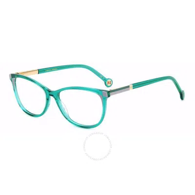 Carolina Herrera Demo Cat Eye Ladies Eyeglasses Her 0163 0jhd 53 In Green