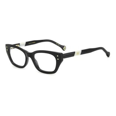 Carolina Herrera Demo Cat Eye Ladies Sunglasses Her 0192 080s 50 In Black