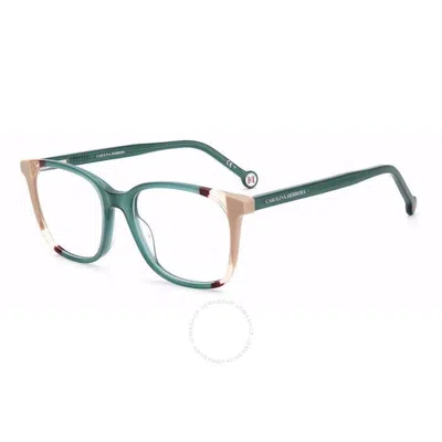 Carolina Herrera Demo Rectangular Ladies Eyeglasses Ch 0065 0hbj 52 In Green
