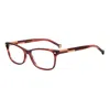 Carolina Herrera Demo Rectangular Ladies Eyeglasses Her 0160 0k4g 54 In Red