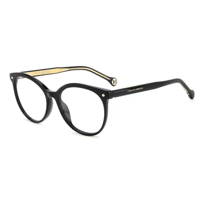Carolina Herrera Demo Round Ladies Eyeglasses Her 0083/g 0807 54 In Black