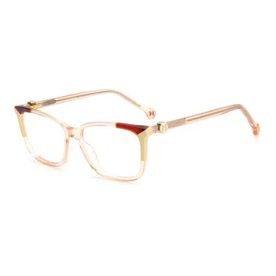 Carolina Herrera Demo Square Ladies Eyeglasses Ch 0055 0dln 54 In Gold