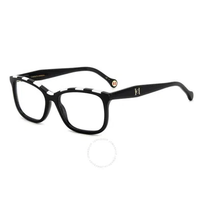 Carolina Herrera Demo Square Ladies Eyeglasses Her 0147 080s 54 In Black