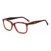 Carolina Herrera Demo Square Ladies Eyeglasses Her 0147 0c8c 54