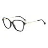 Carolina Herrera Demo Square Men's Eyeglasses Her 0117 0807 55 In Black
