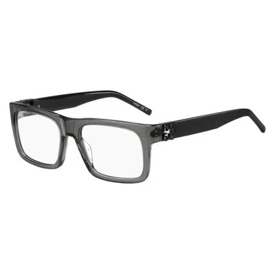 Carolina Herrera Demo Square Men's Eyeglasses Hg 1257 0kb7 54 In Black
