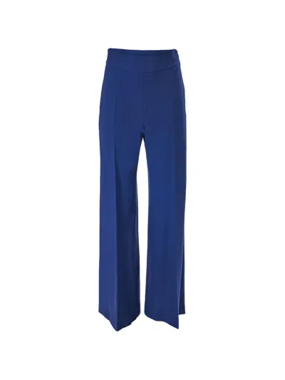 Carolina Herrera Diane Wide-leg Trousers In Blue