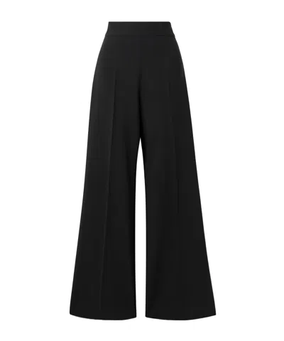 Carolina Herrera Diane Wool Blend Wide-leg Pants In Black