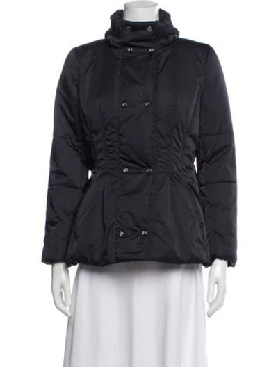 Pre-owned Carolina Herrera Down Jacket In Blue