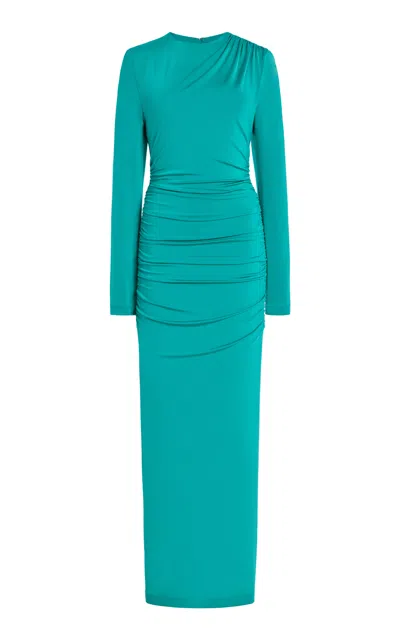 Carolina Herrera Draped Matte Jersey  Dress