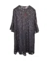 Carolina Herrera Dress In Black Viscose Lace In Black