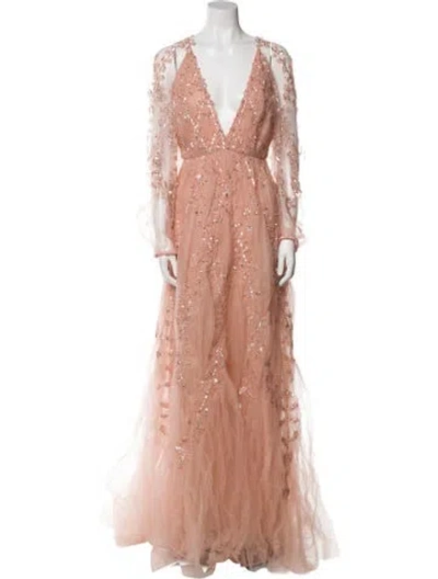 Pre-owned Carolina Herrera Dress W/ Tags In Pink