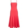 Carolina Herrera Drop Waist Midi Dress