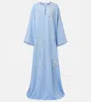 Carolina Herrera Verzierter Kaftan Aus Crêpe