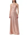Carolina Herrera Embellished Halter Neck Gown In Pink