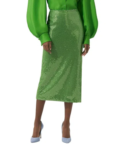 CAROLINA HERRERA CAROLINA HERRERA EMBELLISHED MIDI SKIRT