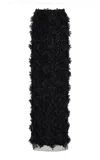 Carolina Herrera Flower Embellished Maxi Column Skirt In Black
