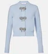 Carolina Herrera Embellished Wool And Cashmere Cardigan