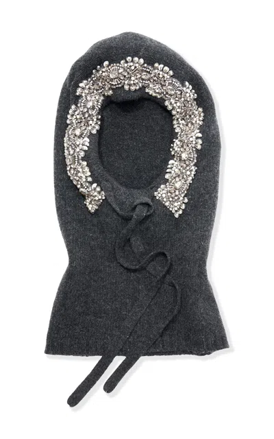 Carolina Herrera Emboidered Balaclava In Pattern