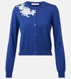 Carolina Herrera Embroidered Silk And Cotton Cardigan