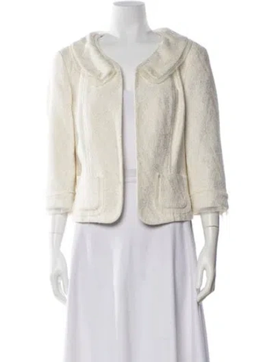 Pre-owned Carolina Herrera Evening Jacket In Neutral