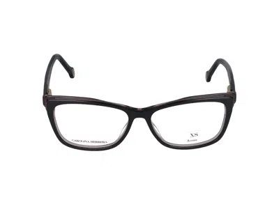 Carolina Herrera Eyeglasses In Black Nude | ModeSens