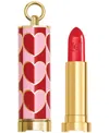 Carolina Herrera Fabulous Kiss Matte Refillable Lipstick & Love Karma Lipstick Cap In 310- Carolina Red