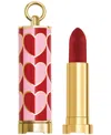 Carolina Herrera Fabulous Kiss Matte Refillable Lipstick & Love Karma Lipstick Cap In 415- Birthday Red