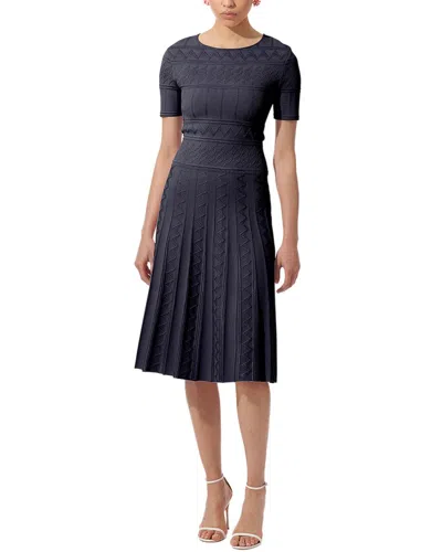 Carolina Herrera Flare Dress In Blue