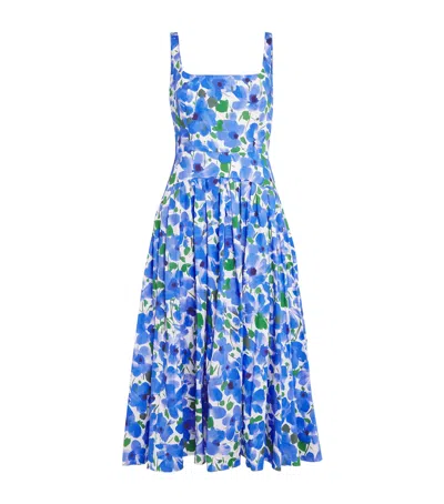 Carolina Herrera Floral Dress In Multicolor