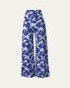 Carolina Herrera Stretch-cotton Wide-leg Pants
