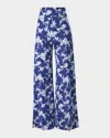 Carolina Herrera Stretch-cotton Wide-leg Pants
