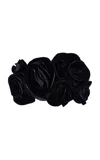 Carolina Herrera Flower-detailed Top In Black