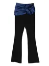 Carolina Herrera Flower Trousers In Black