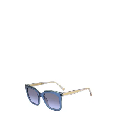 Carolina Herrera Full Frame Sunglasses In Blue