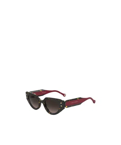 Carolina Herrera Full Frame Sunglasses In Brown