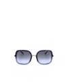 Carolina Herrera Full Frame Sunglasses In Blue
