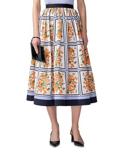 CAROLINA HERRERA FULL MIDI SKIRT